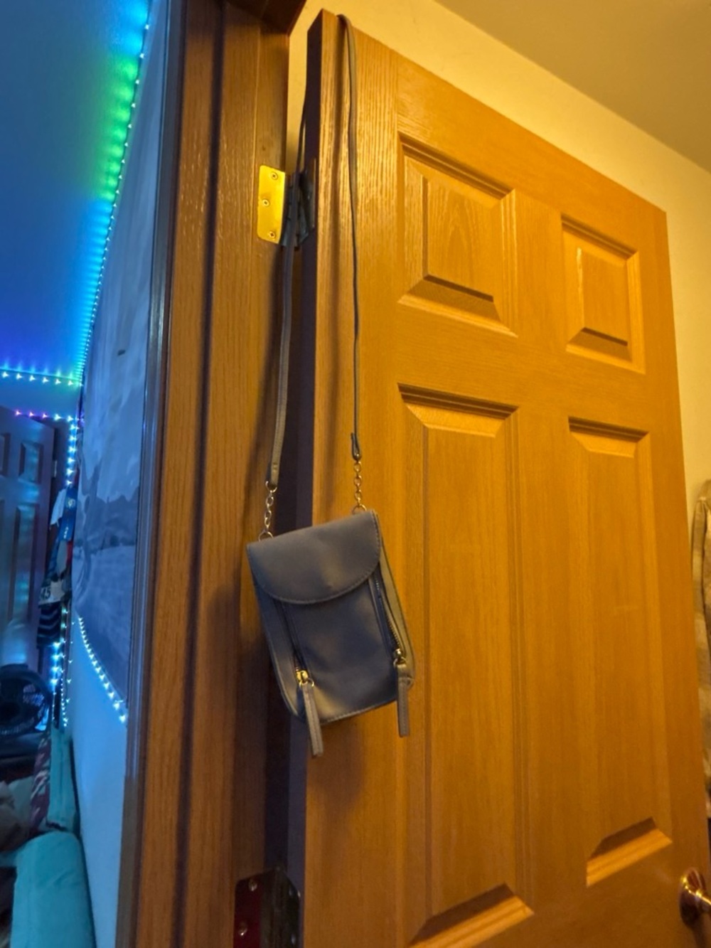Blue Crossbody Mini Bag